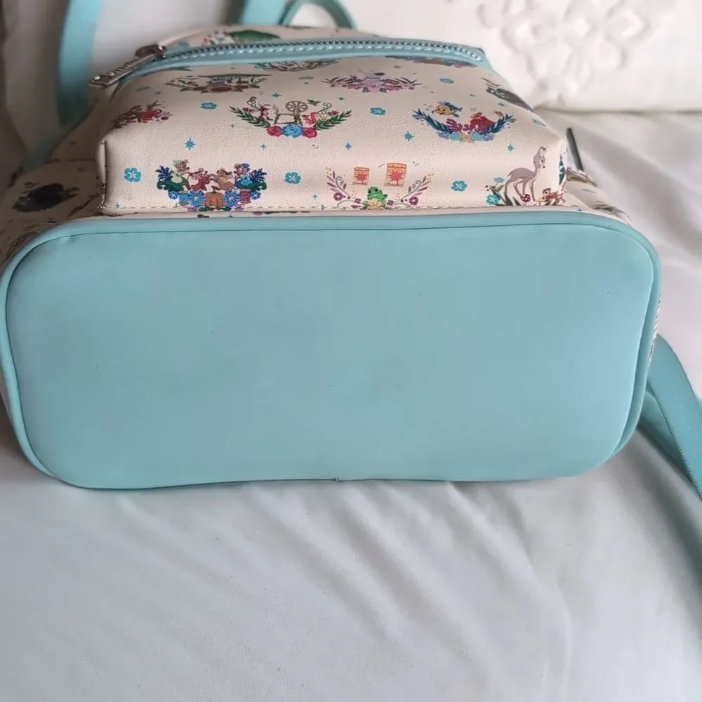 Disney Loungefly Princess Companions Mini Floral Backpack
